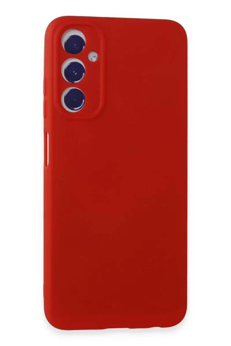 Samsung Galaxy A05S Kılıf First Silikon - Kırmızı