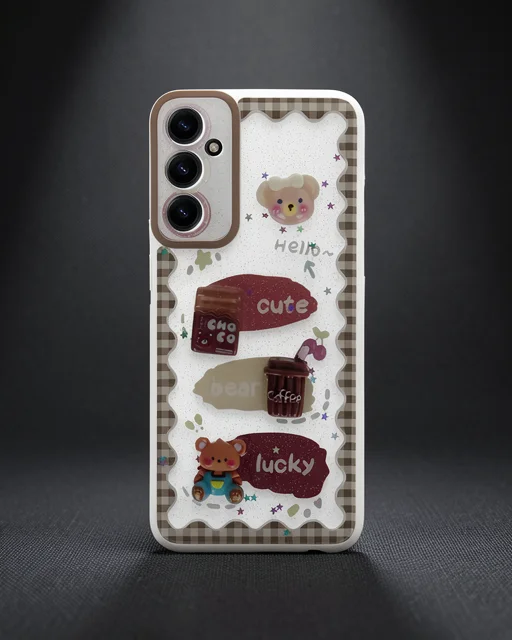 Samsung Galaxy A05S Kılıf Sweet Desenli Silikon - Şeffaf Samsung Galaxy A05S Kılıf Sweet Desenli Silikon - Şeffaf