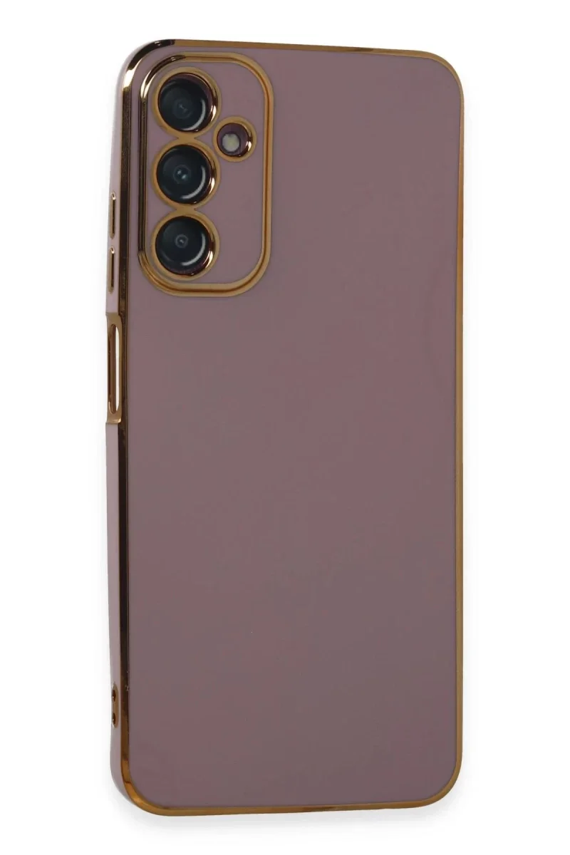 Samsung Galaxy A05S Kılıf Volet Silikon - Mor Samsung Galaxy A05S Kılıf Volet Silikon - Mor