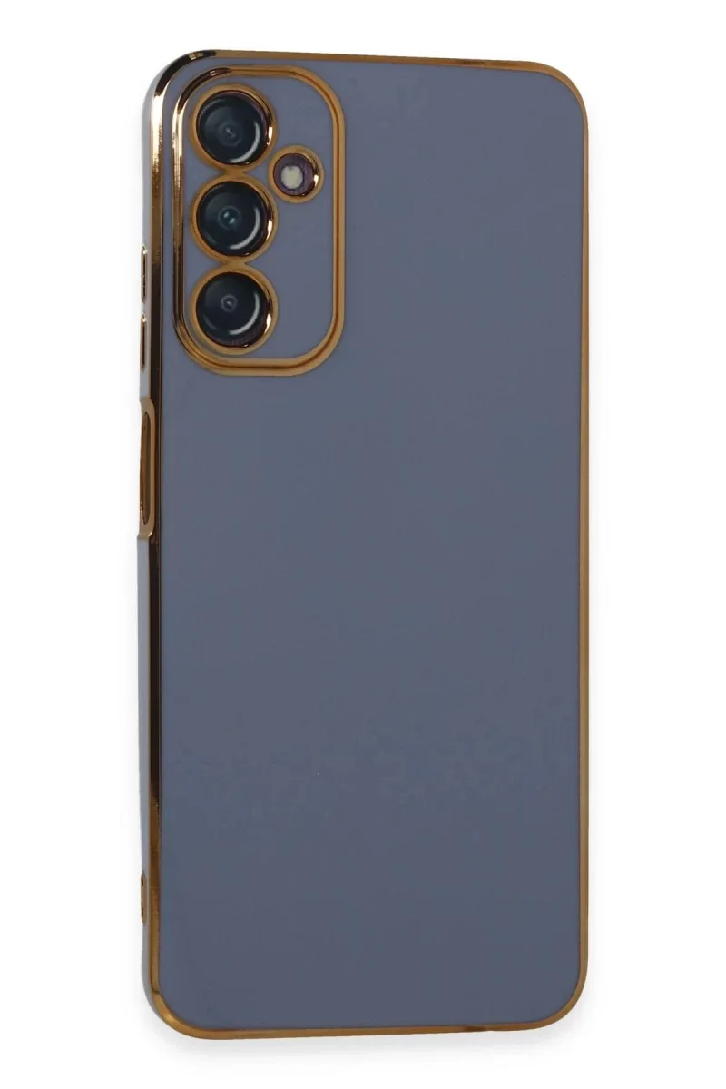 Samsung Galaxy A05S Kılıf Volet Silikon - Mavi
