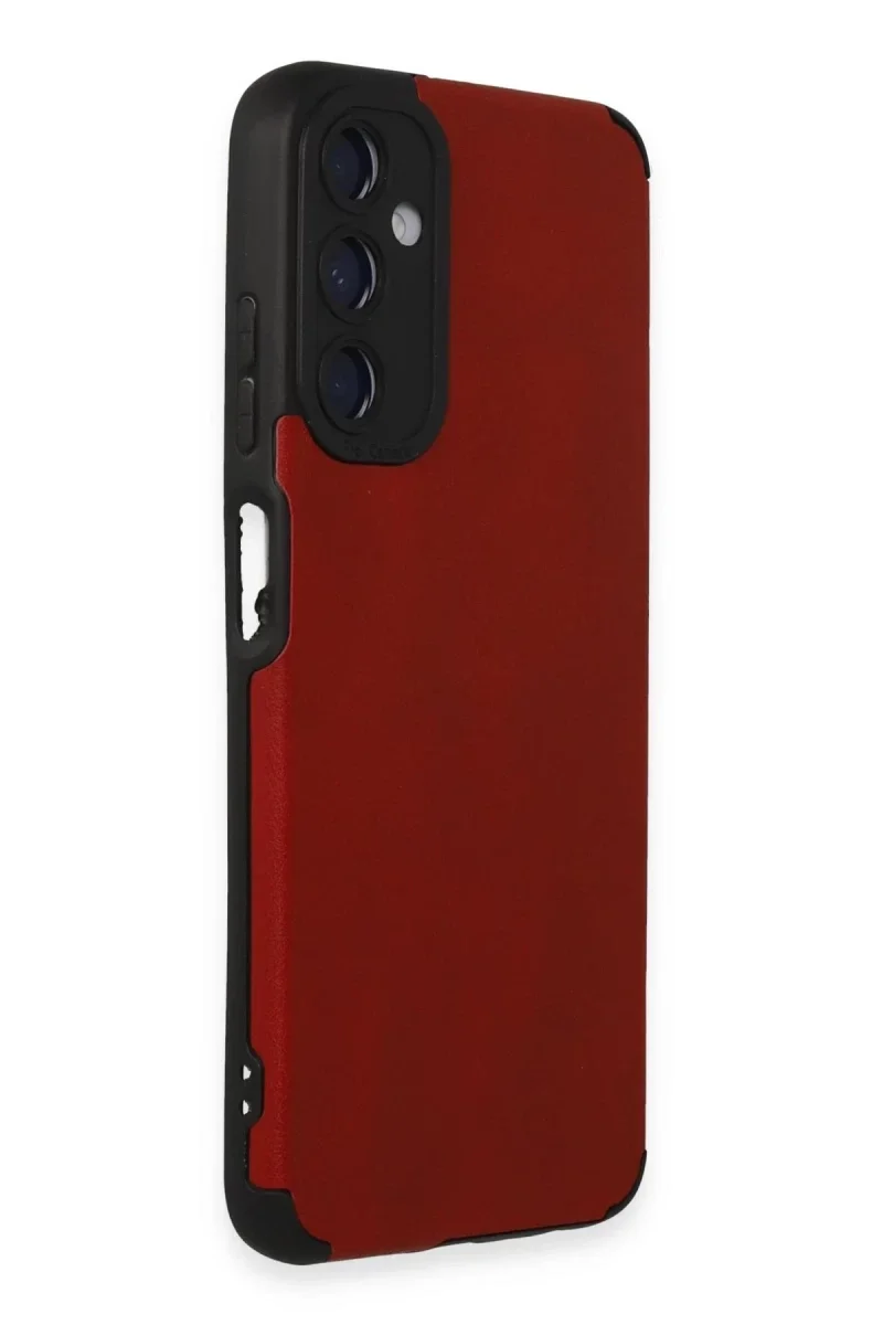 Samsung Galaxy A05S Kılıf Loop Deri Silikon - Kırmızı