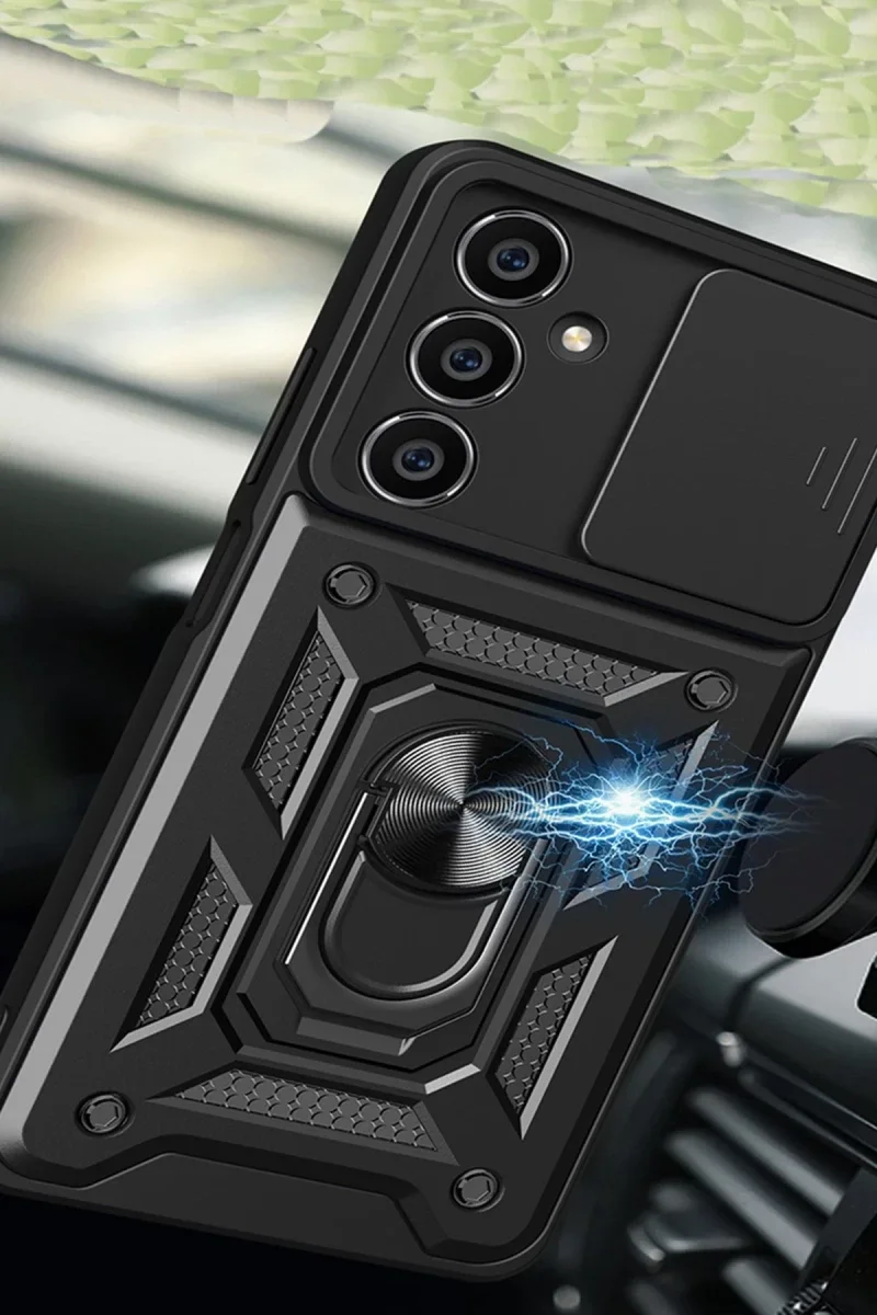 Samsung Galaxy A05S Kılıf Pars Lens Yüzüklü Silikon - Lacivert Samsung Galaxy A05S Kılıf Pars Lens Yüzüklü Silikon - Lacivert