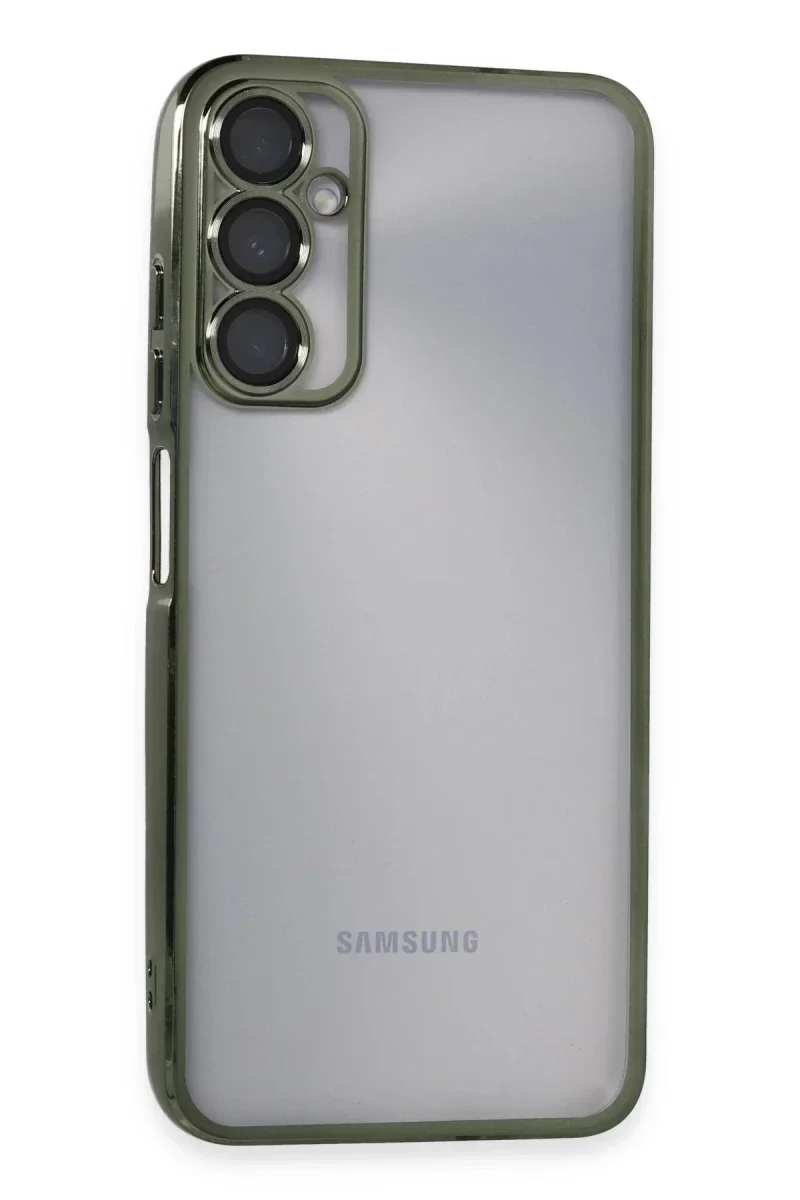 Samsung Galaxy A05S Kılıf Razer Lensli Silikon - Yeşil Samsung Galaxy A05S Kılıf Razer Lensli Silikon - Yeşil