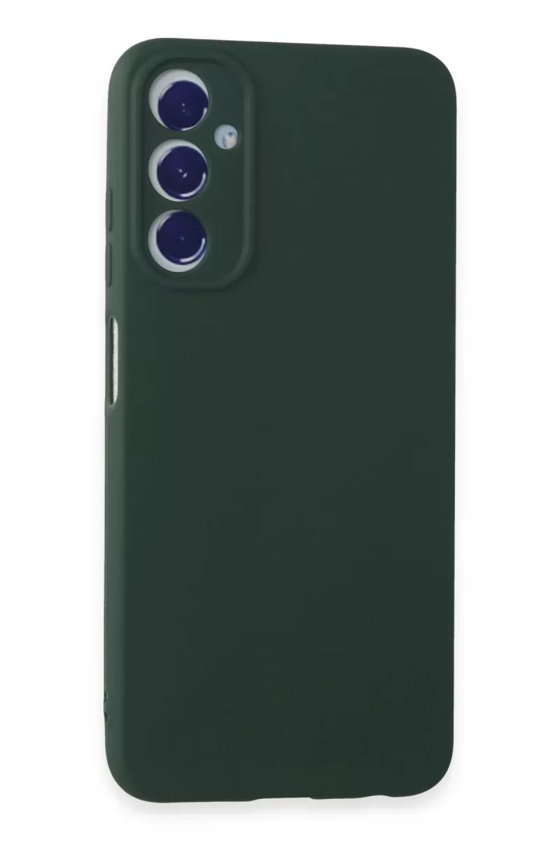Samsung Galaxy A05S Kılıf First Silikon - Koyu Yeşil Samsung Galaxy A05S Kılıf First Silikon - Koyu Yeşil