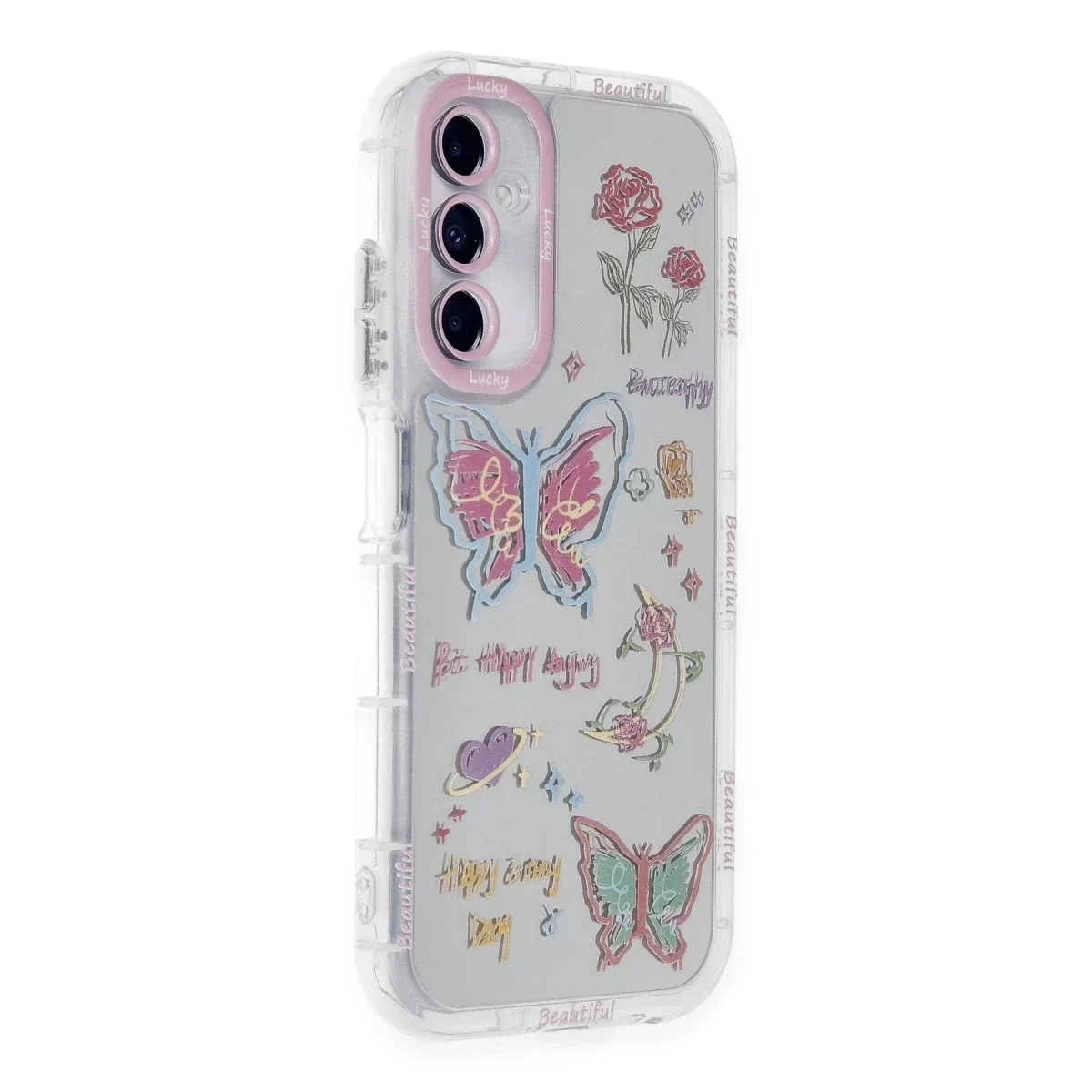 Samsung Galaxy A05S Kılıf Reflexion Desenli Kapak - Desen 8
