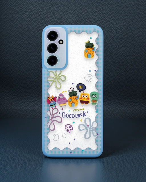 Samsung Galaxy A05S Kılıf Sweet Desenli Silikon Kapak - Açık Mavi Samsung Galaxy A05S Kılıf Sweet Desenli Silikon Kapak - Açık Mavi