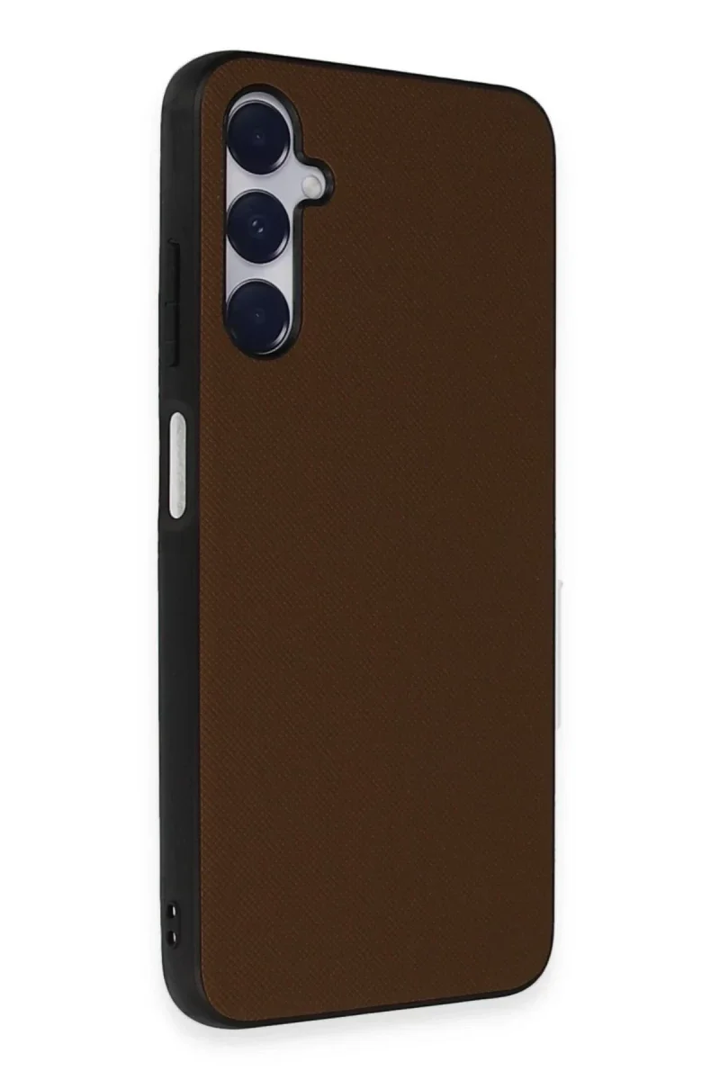 Samsung Galaxy A05S Kılıf Taft Kapak - Kahverengi