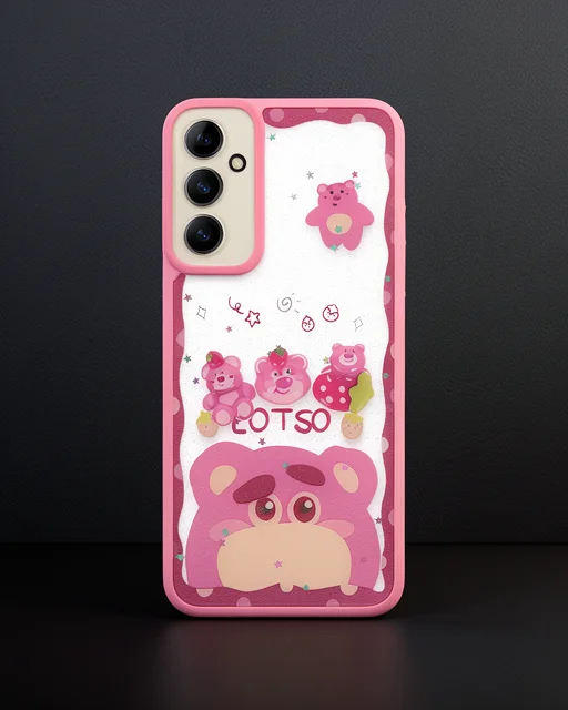 Samsung Galaxy A05S Kılıf Sweet Desenli Silikon Kapak - Pembe Samsung Galaxy A05S Kılıf Sweet Desenli Silikon Kapak - Pembe