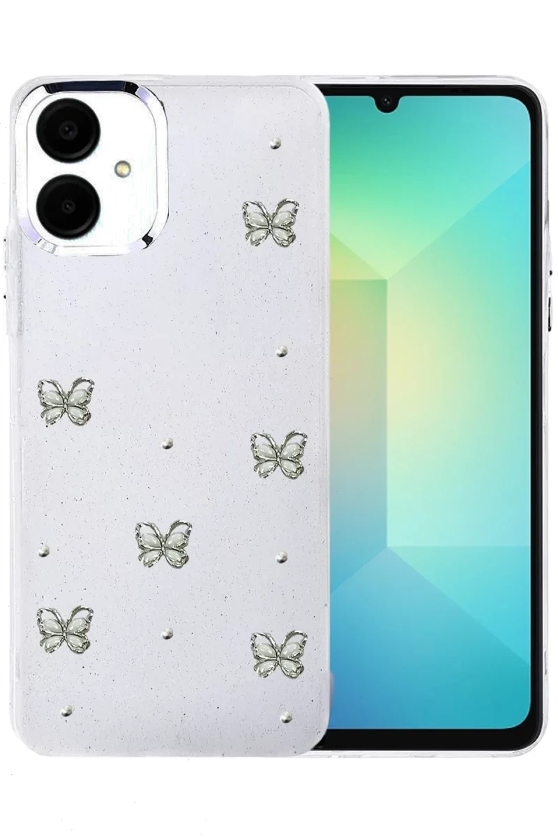 Samsung Galaxy A06 Fiyonk Desenli Kapak - Desen 9