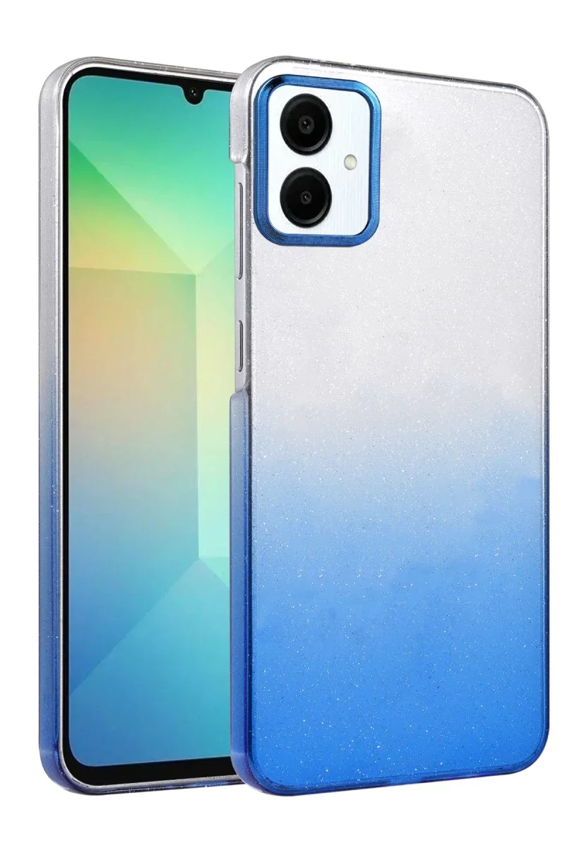Samsung Galaxy A06 Glossy Kapak - Mavi