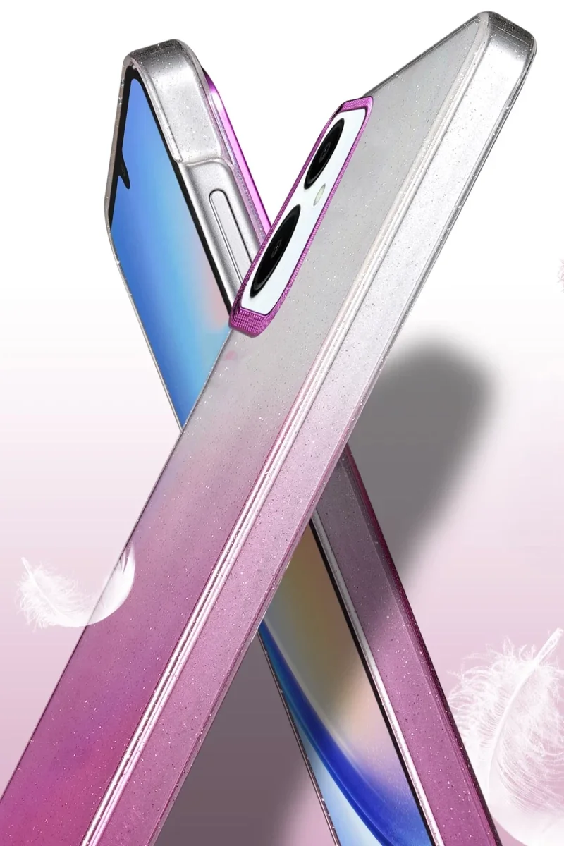 Samsung Galaxy A06 Glossy Kapak - Mor
