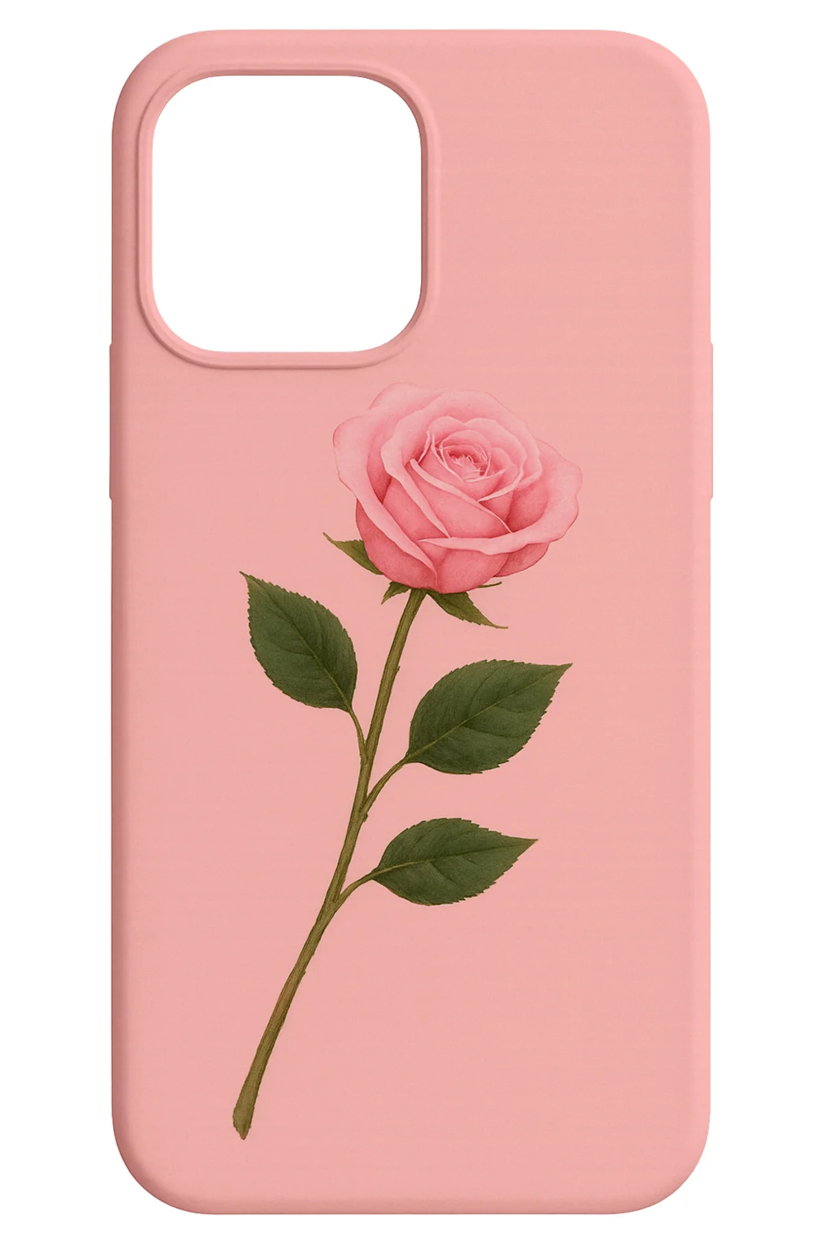 Samsung Galaxy A06 Pink Rose Baskılı Silikon Kılıf Samsung Galaxy A06 Pink Rose Baskılı Silikon Kılıf