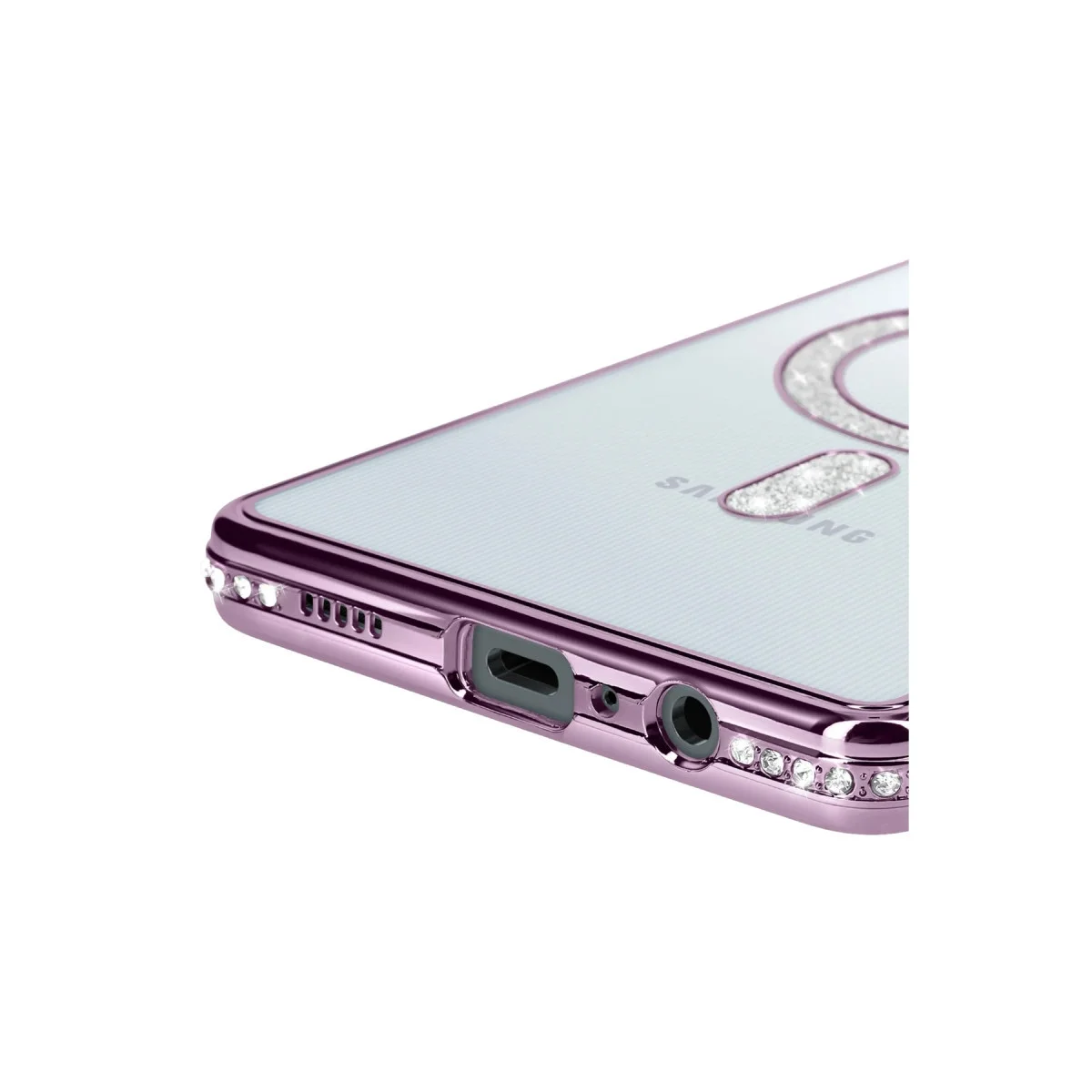 Samsung Galaxy A06 Joke Simli Magneticsafe Kılıf - Derin Mor Samsung Galaxy A06 Joke Simli Magneticsafe Kılıf - Derin Mor