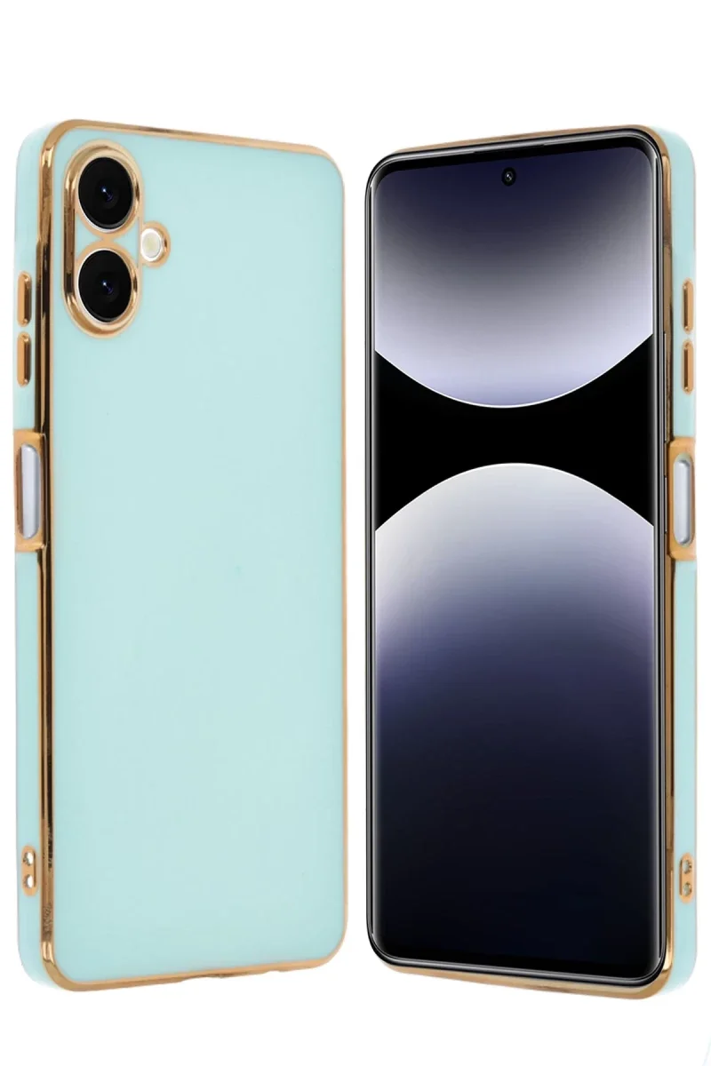 Samsung Galaxy A06 Kılıf Volet Silikon - Açık Yeşil Samsung Galaxy A06 Kılıf Volet Silikon - Açık Yeşil