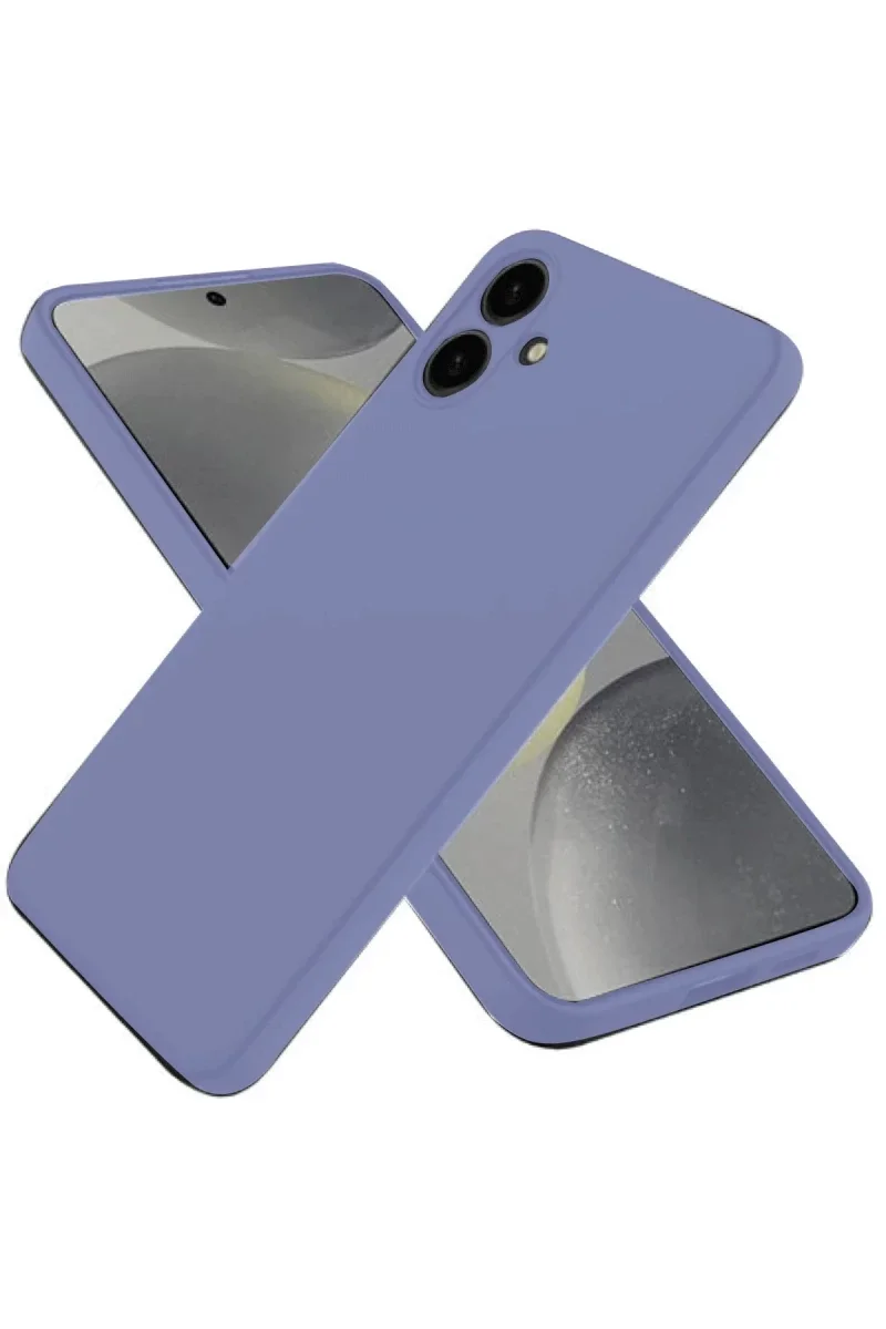 Samsung Galaxy A06 Kılıf First Silikon - Lila Samsung Galaxy A06 Kılıf First Silikon - Lila