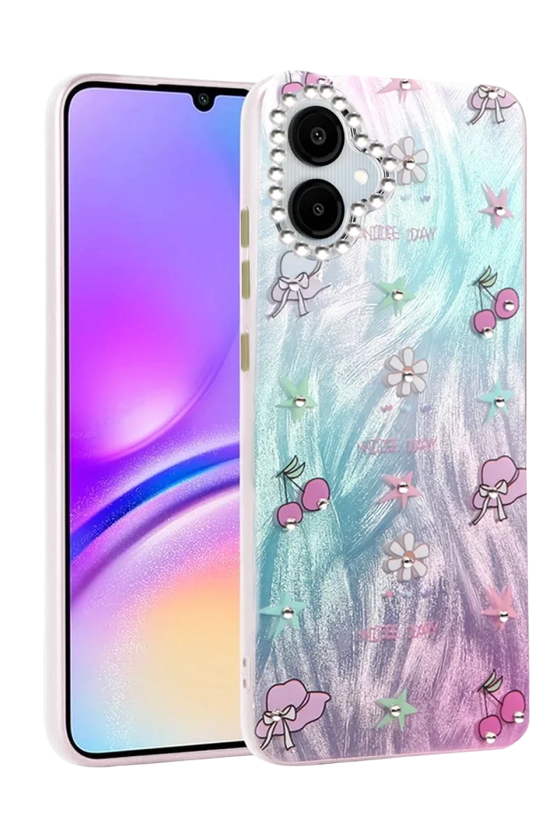 Samsung Galaxy A06 Kılıf Blade Aynalı Desenli Kapak - Desen 4 Samsung Galaxy A06 Kılıf Blade Aynalı Desenli Kapak - Desen 4