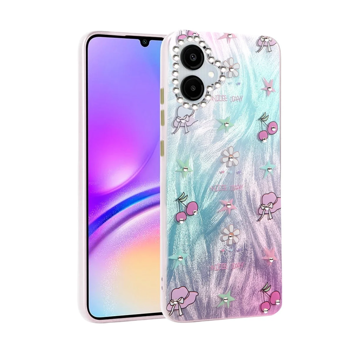 Samsung Galaxy A06 Kılıf Blade Aynalı Desenli Kapak - Desen 4 Samsung Galaxy A06 Kılıf Blade Aynalı Desenli Kapak - Desen 4