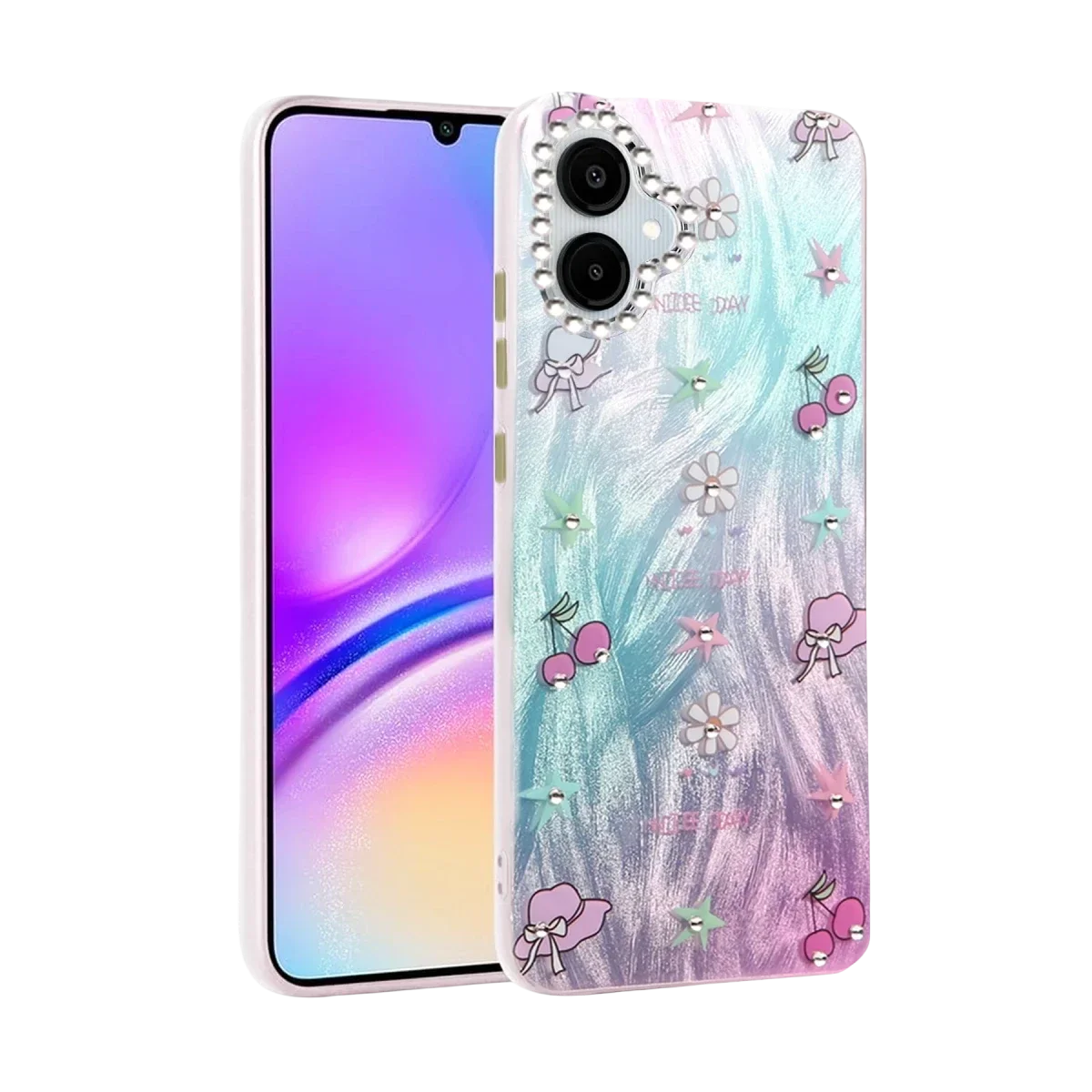 Samsung Galaxy A06 Kılıf Blade Aynalı Desenli Kapak - Desen 4 Samsung Galaxy A06 Kılıf Blade Aynalı Desenli Kapak - Desen 4
