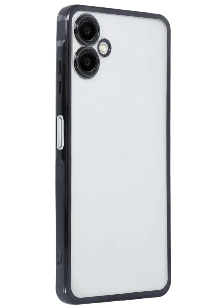 Samsung Galaxy A06 Kılıf Razer Lensli Silikon - Siyah Samsung Galaxy A06 Kılıf Razer Lensli Silikon - Siyah