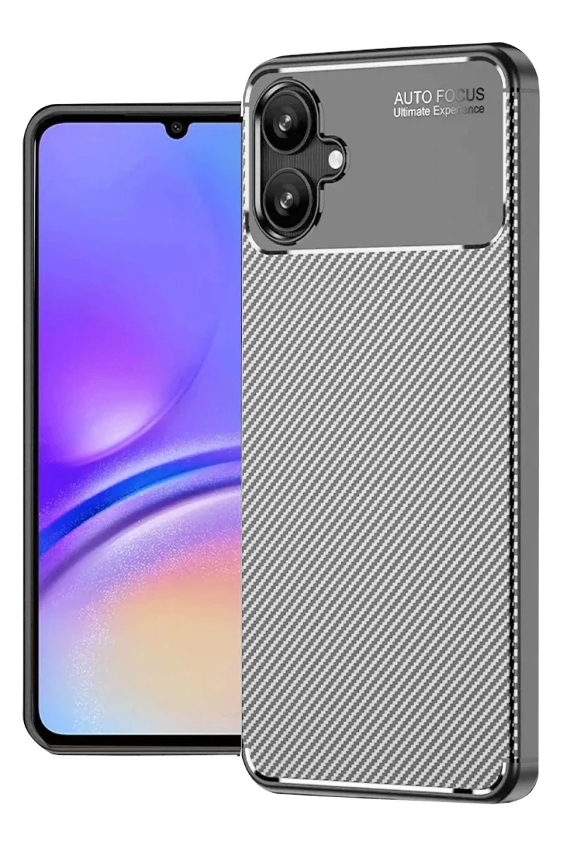 Samsung Galaxy A06 Kılıf Auto Focus Karbon Kapak - Gri Fiyatı, Yorumları ve Özellikleri