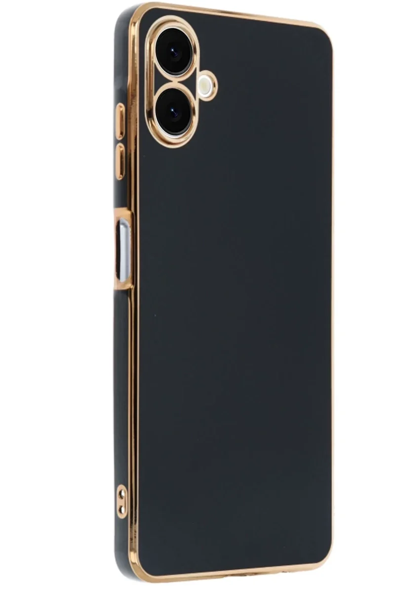 Samsung Galaxy A06 Kılıf Volet Silikon - Siyah Samsung Galaxy A06 Kılıf Volet Silikon - Siyah