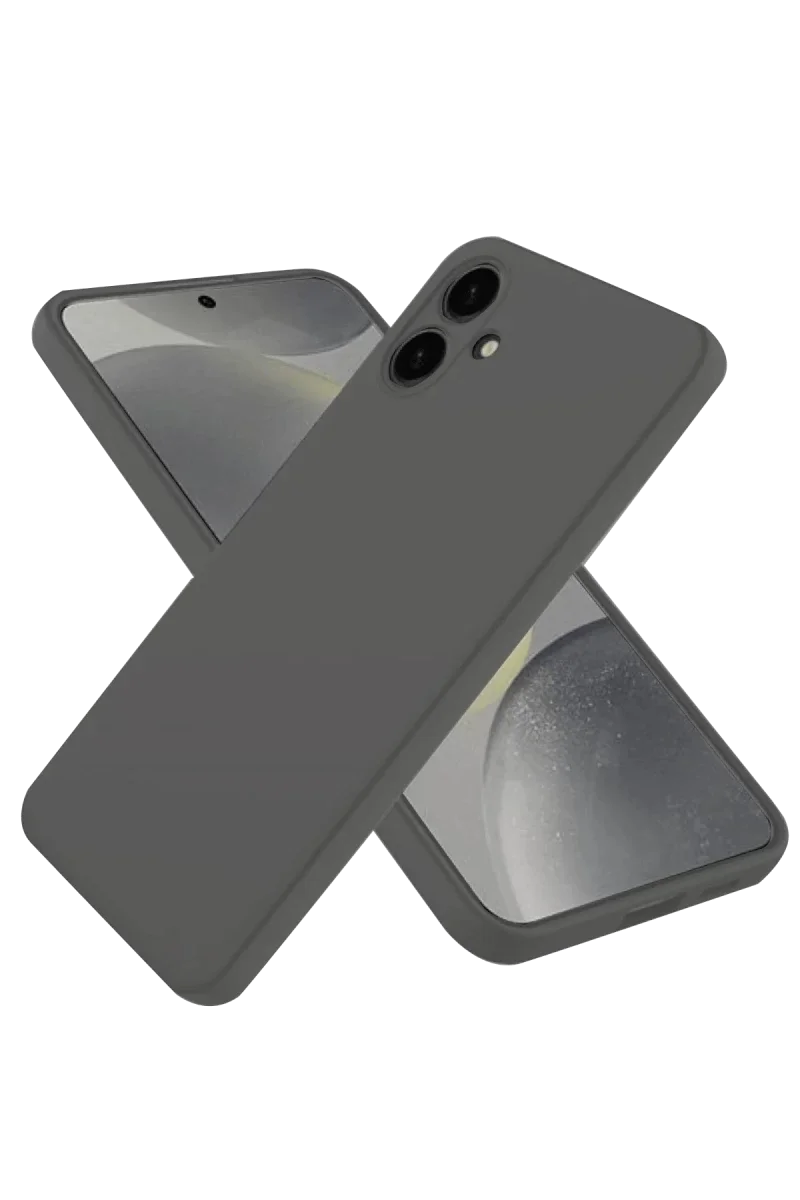 Samsung Galaxy A06 Kılıf First Silikon - Gri Samsung Galaxy A06 Kılıf First Silikon - Gri