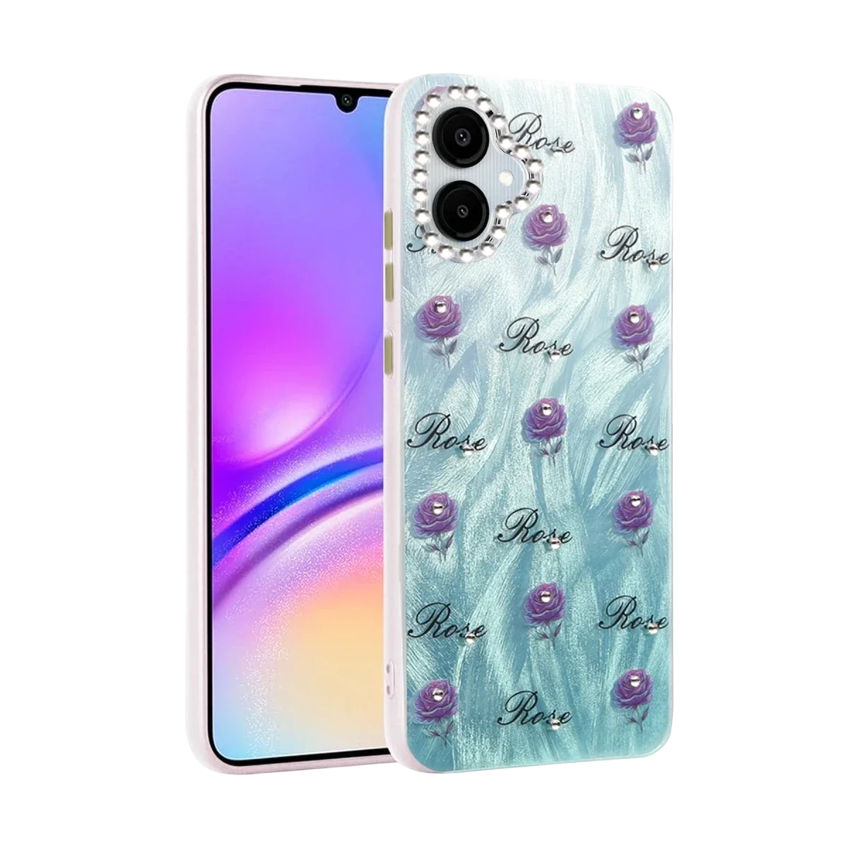 Samsung Galaxy A06 Kılıf Blade Aynalı Desenli Kapak - Desen 9