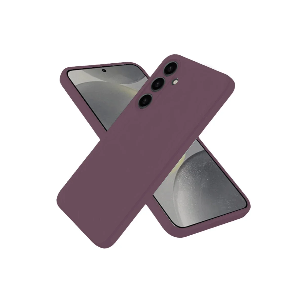 Samsung Galaxy A06 Kılıf First Silikon - Mürdüm Samsung Galaxy A06 Kılıf First Silikon - Mürdüm