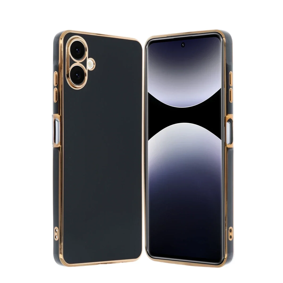 Samsung Galaxy A06 Kılıf Volet Silikon - Siyah Samsung Galaxy A06 Kılıf Volet Silikon - Siyah