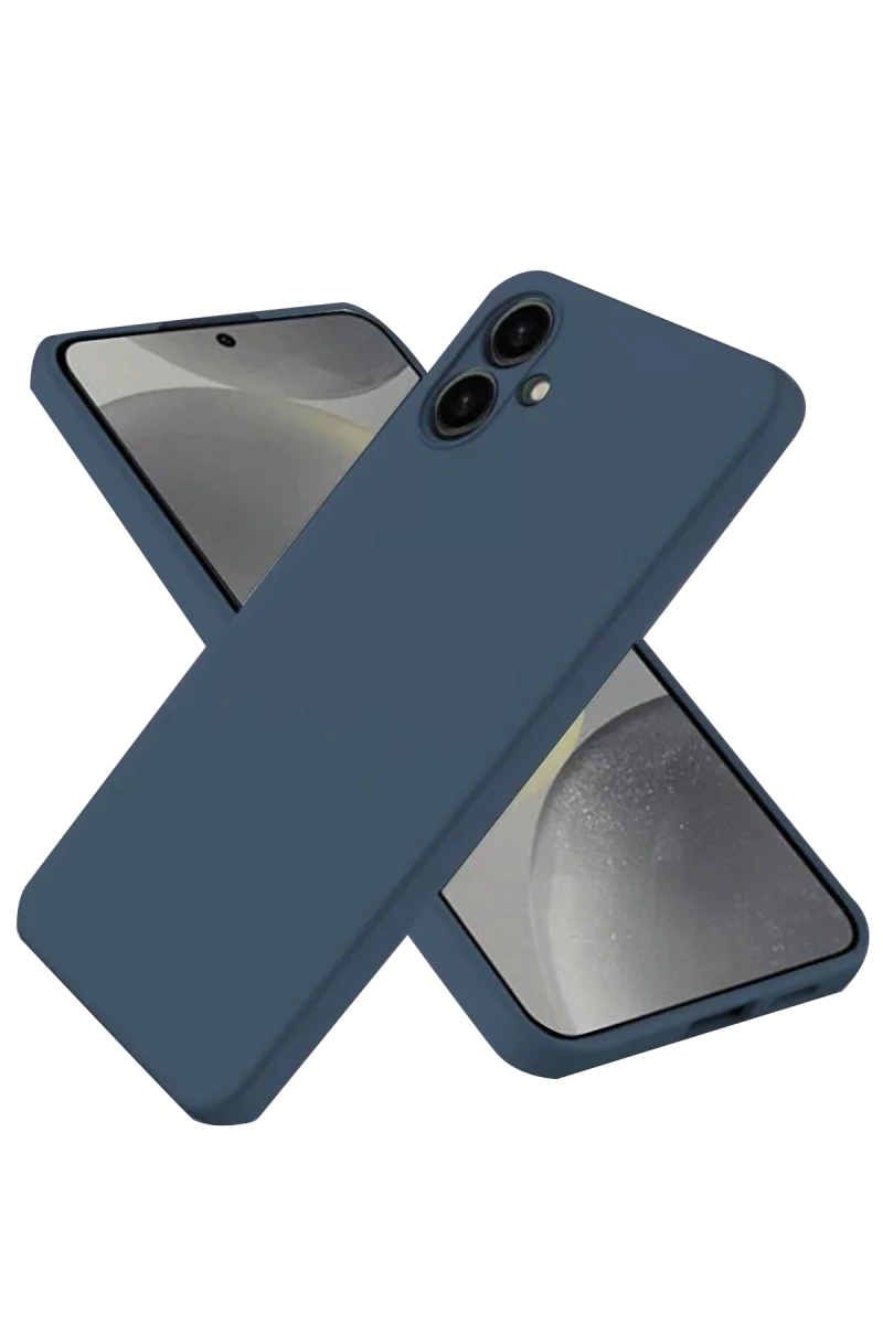 Samsung Galaxy A06 Kılıf First Silikon - Lacivert