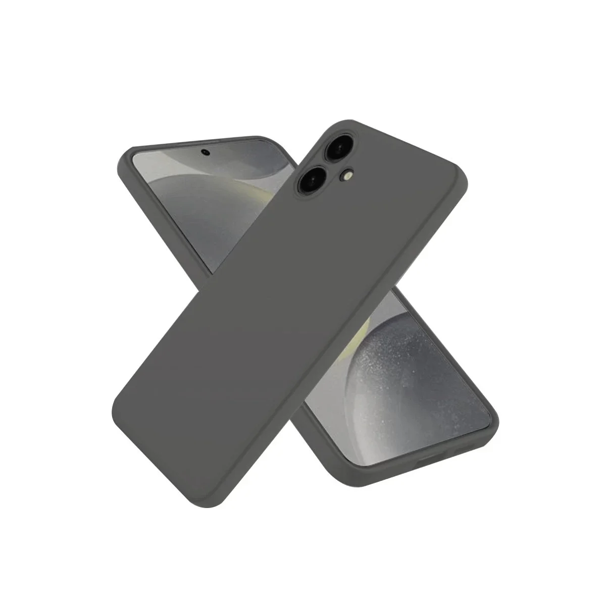 Samsung Galaxy A06 Kılıf First Silikon - Gri Samsung Galaxy A06 Kılıf First Silikon - Gri