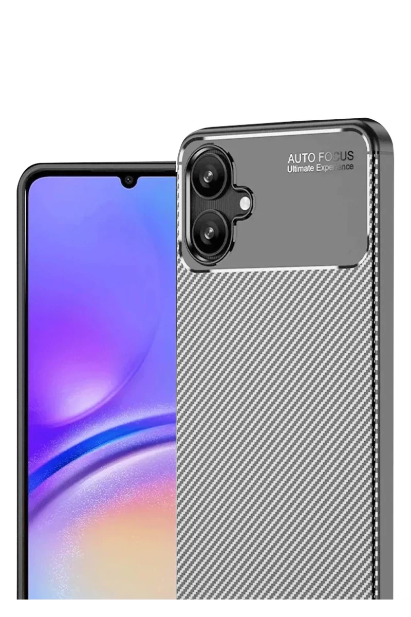Samsung Galaxy A06 Kılıf Auto Focus Karbon Kapak - Gri Fiyatı, Yorumları ve Özellikleri