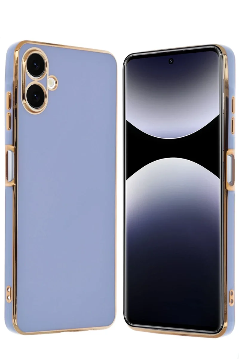 Samsung Galaxy A06 Kılıf Volet Silikon - Mavi Samsung Galaxy A06 Kılıf Volet Silikon - Mavi