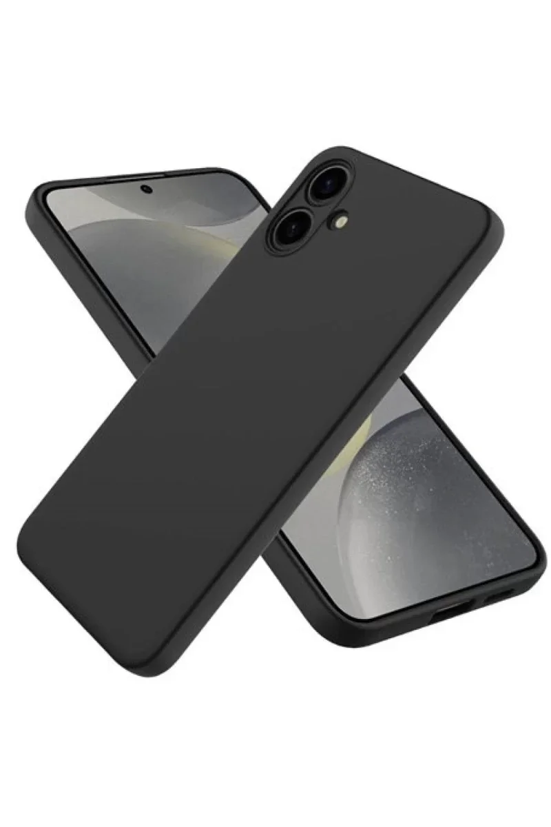 Samsung Galaxy A06 Kılıf First Silikon - Siyah