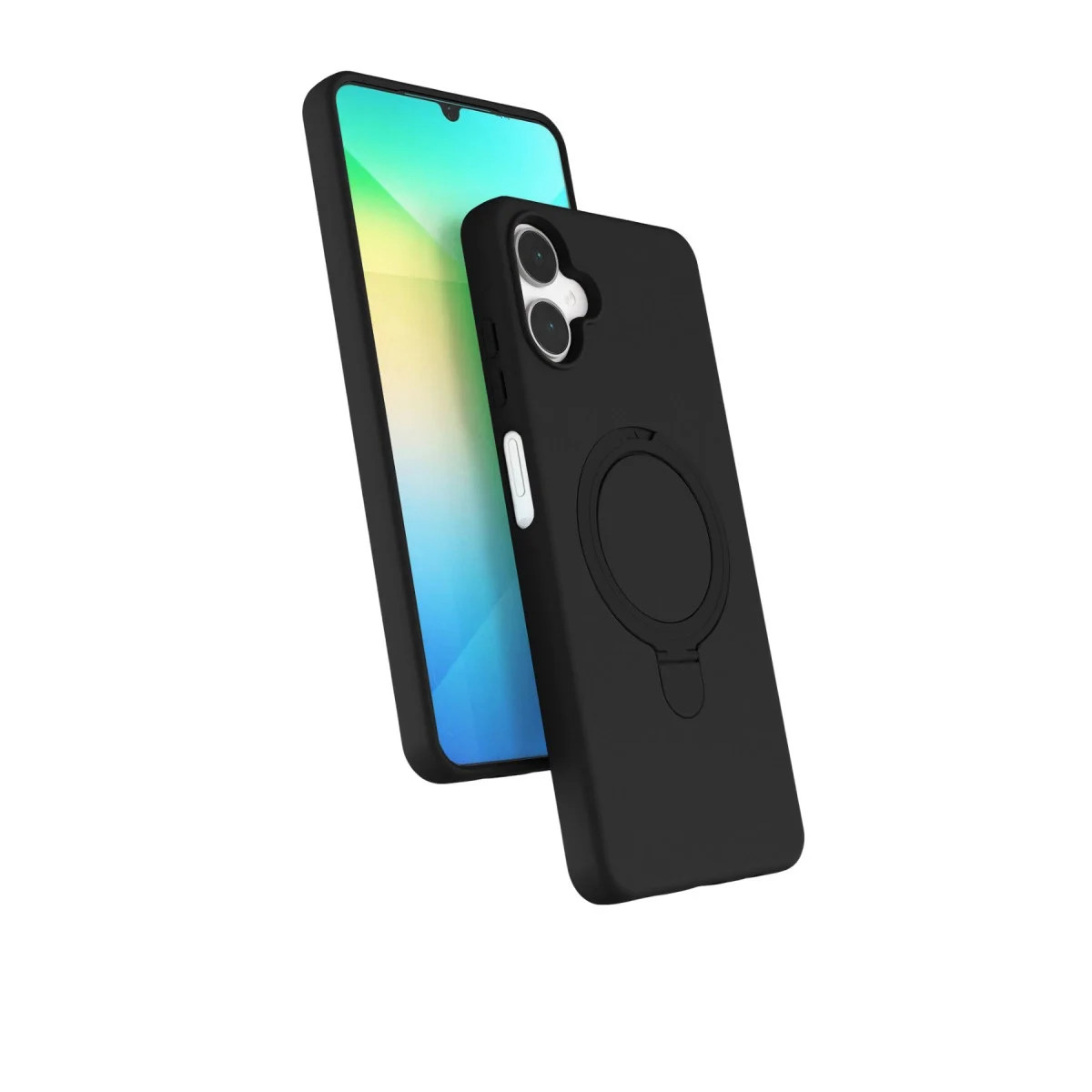 Samsung Galaxy A06 Regal Magsafe Standlı Kapak - Siyah Samsung Galaxy A06 Regal Magsafe Standlı Kapak - Siyah