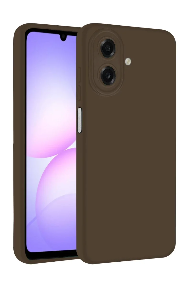 Samsung Galaxy A07 4G First Silikon - Kahverengi Samsung Galaxy A07 4G First Silikon - Kahverengi