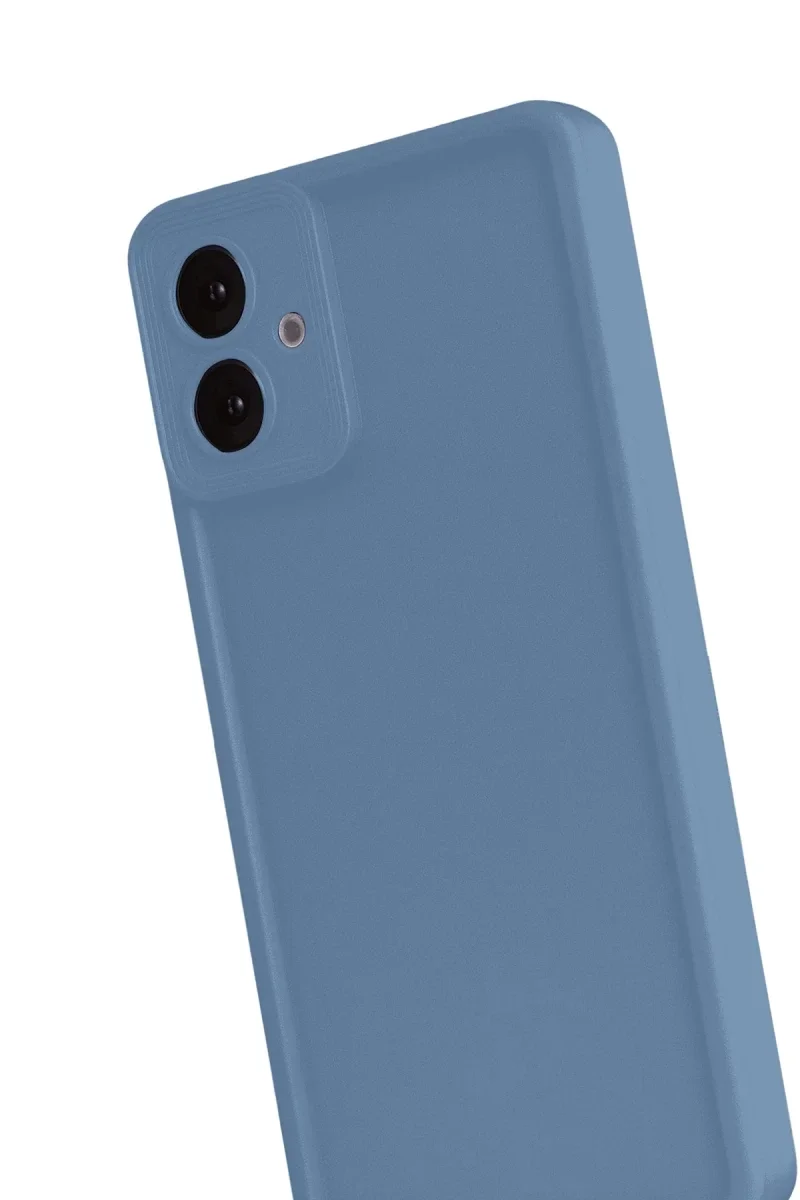 Samsung Galaxy A07 4G Viera Silikon - Mavi Samsung Galaxy A07 4G Viera Silikon - Mavi