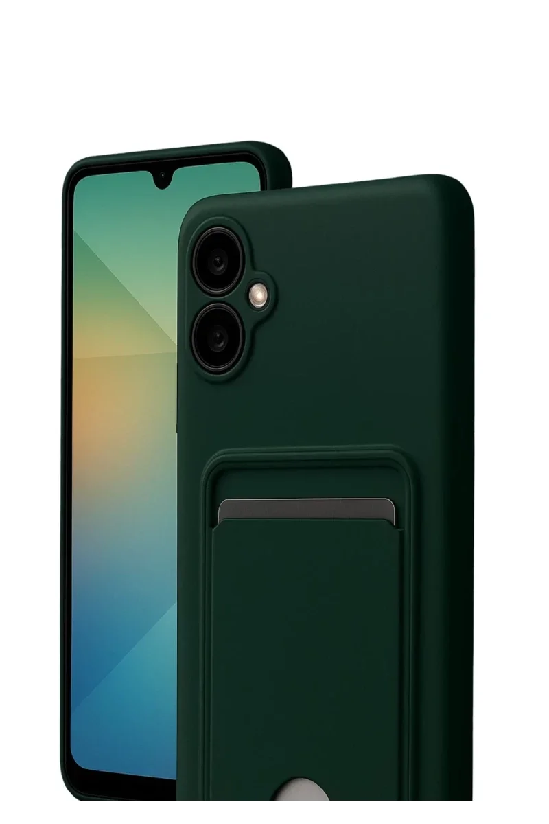 Samsung Galaxy A07 4G Kelvin Kartvizitli Silikon - Koyu Yeşil Fiyatı, Yorumları ve Özellikleri