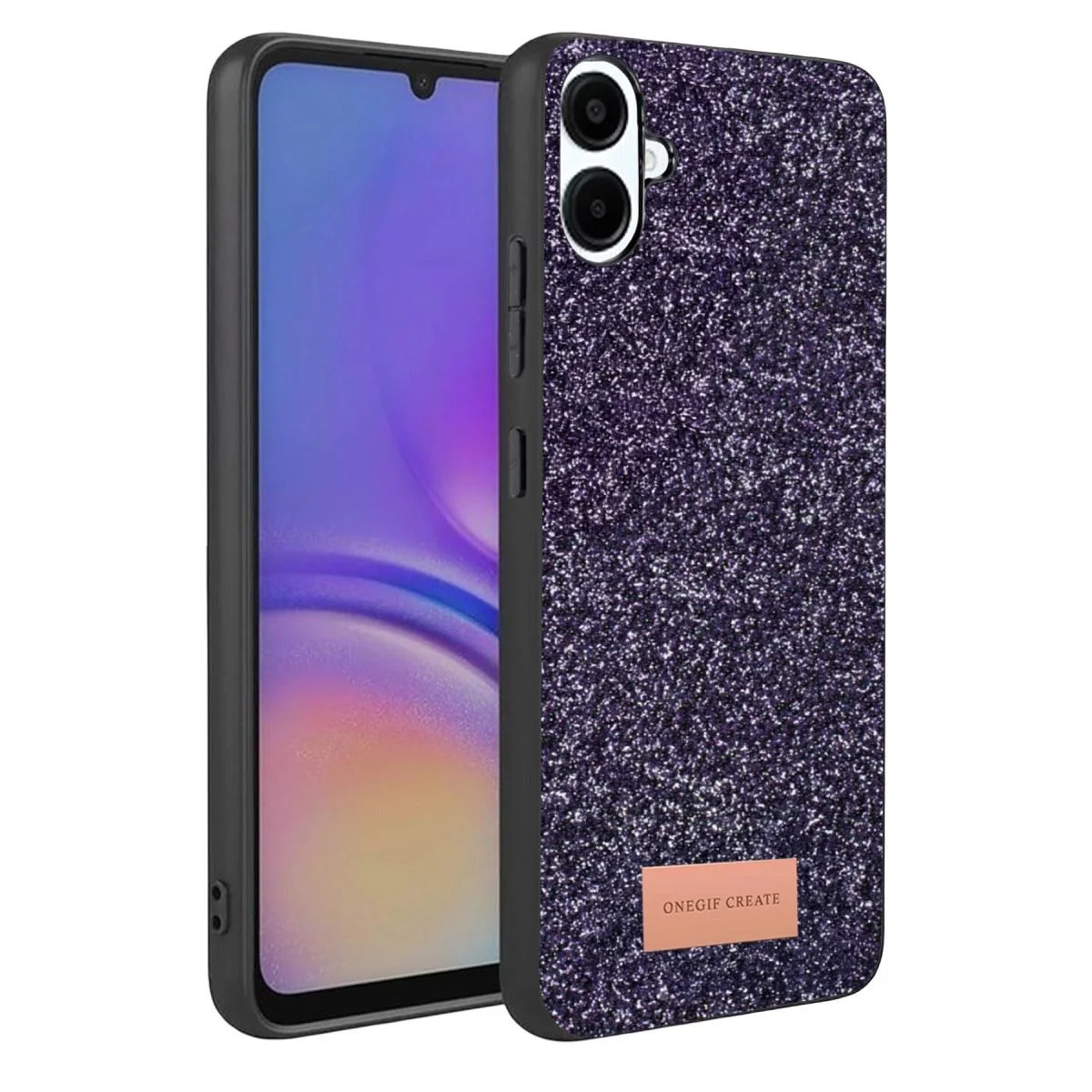 Samsung Galaxy A07 4g ile Uyumlu Bright Simli Kapak - Derin Mor Boncuk İşlemeli Telefon Kılıfı Fiyatı, Yorumları ve Özellikleri