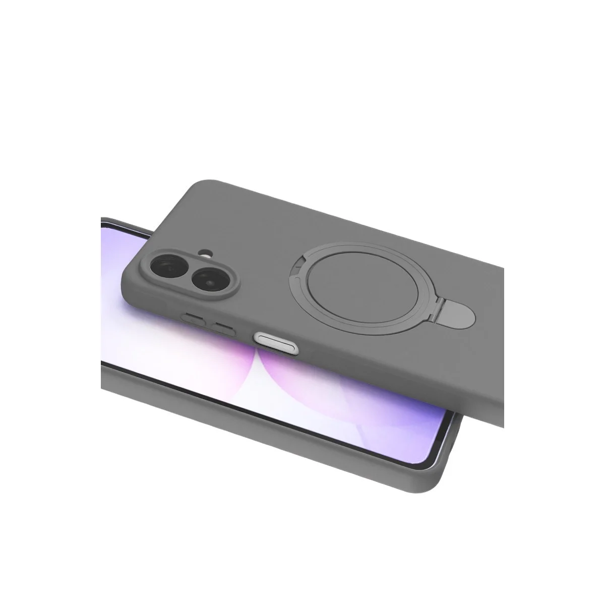 Samsung Galaxy A07 4g Regal Magsafe Standlı Kapak - Titan Gri Samsung Galaxy A07 4g Regal Magsafe Standlı Kapak - Titan Gri