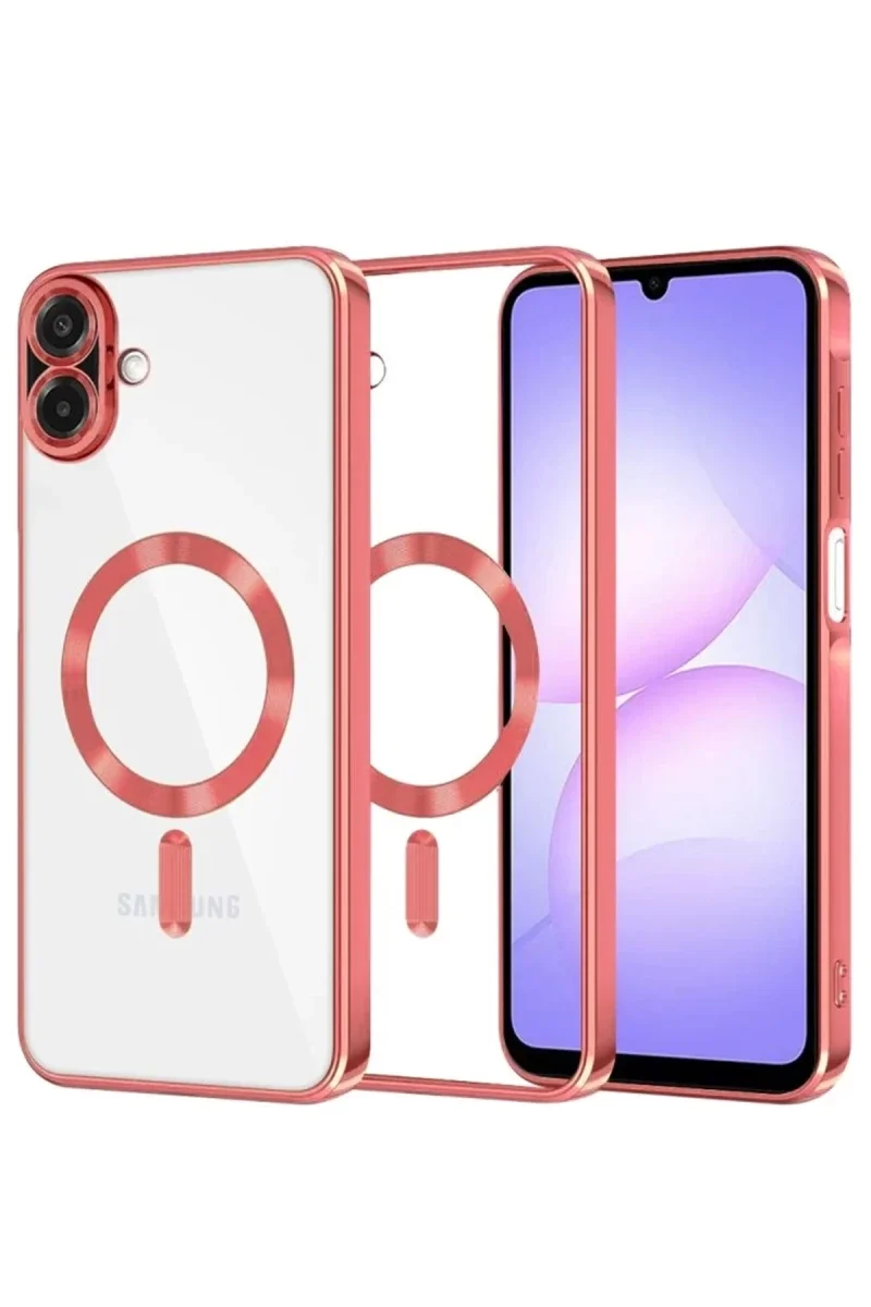 Samsung Galaxy A07 4G Kross Magneticsafe Kapak - Kırmızı Samsung Galaxy A07 4G Kross Magneticsafe Kapak - Kırmızı