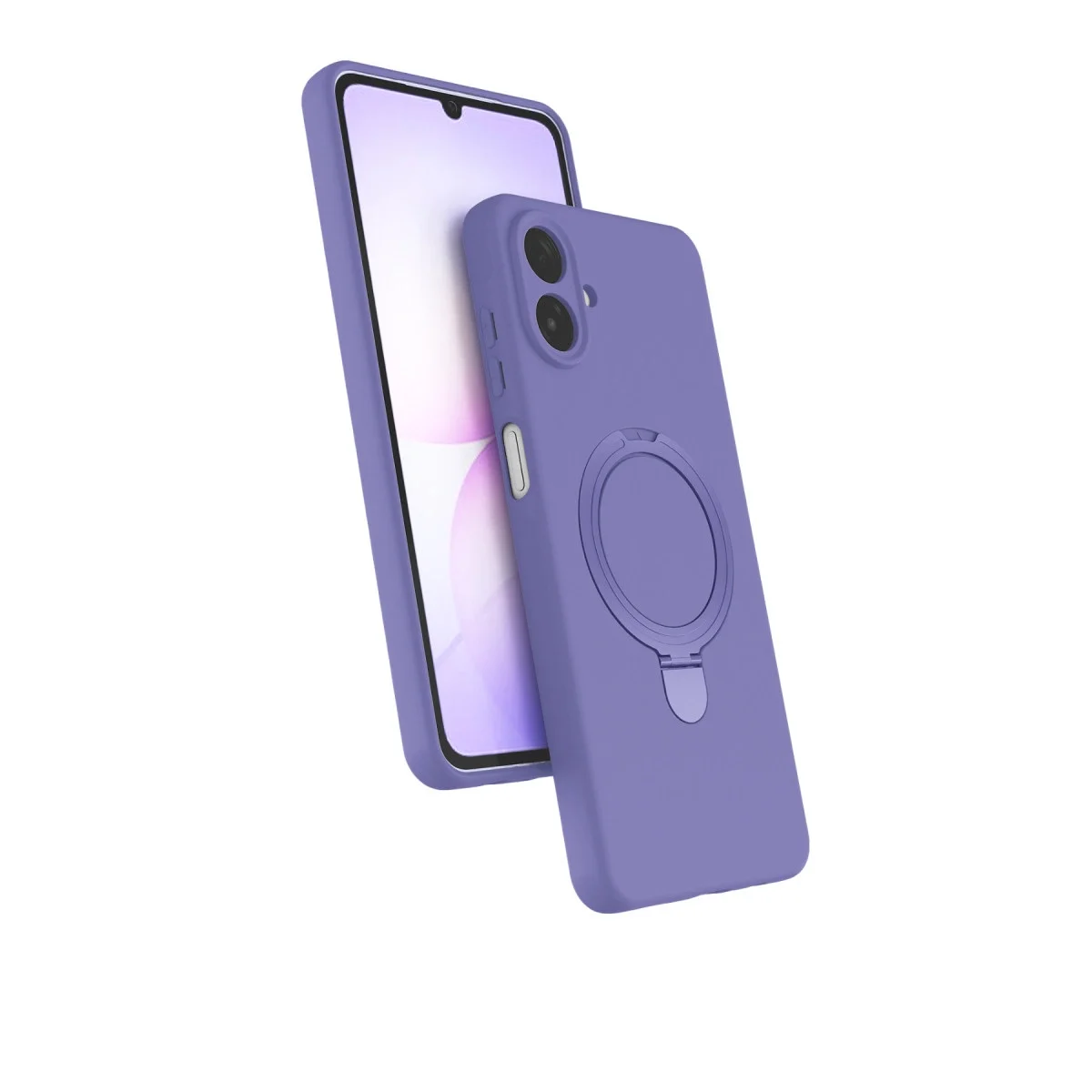 Samsung Galaxy A07 4g Regal Magsafe Standlı Kapak - Lila Samsung Galaxy A07 4g Regal Magsafe Standlı Kapak - Lila