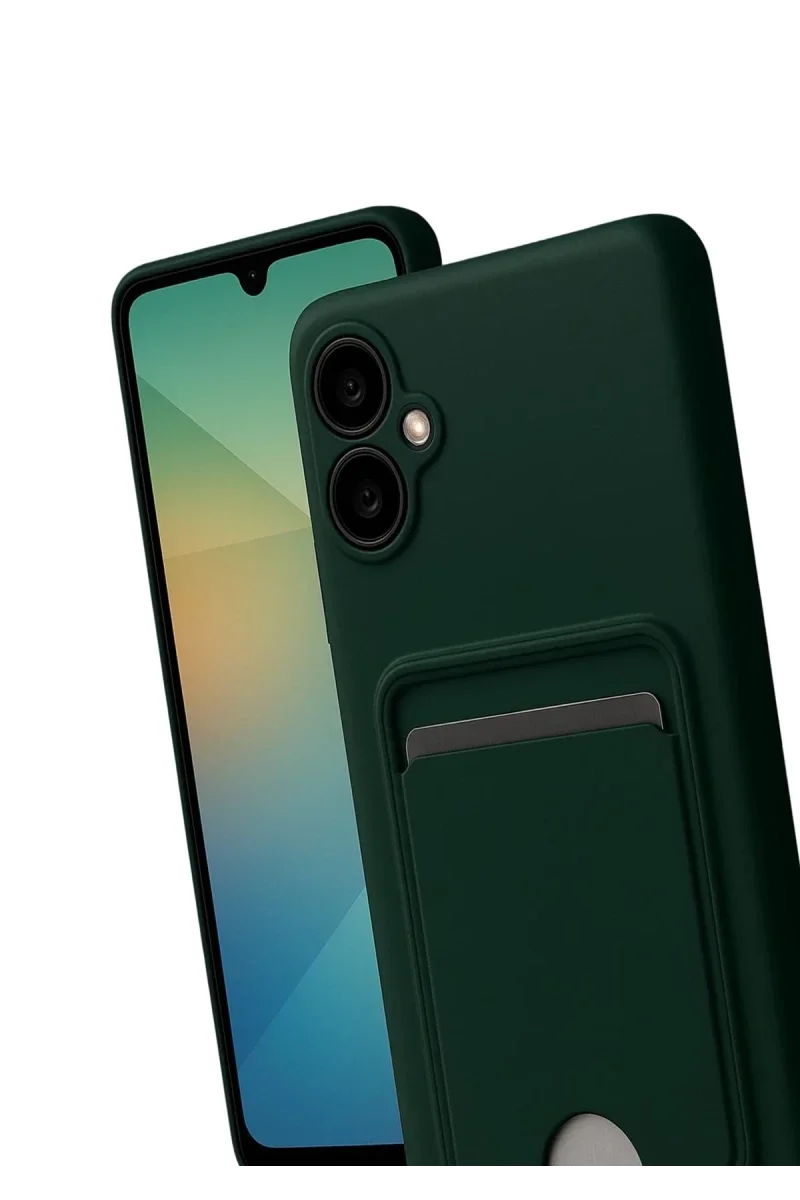 Samsung Galaxy A07 4G Kelvin Kartvizitli Silikon - Koyu Yeşil Fiyatı, Yorumları ve Özellikleri