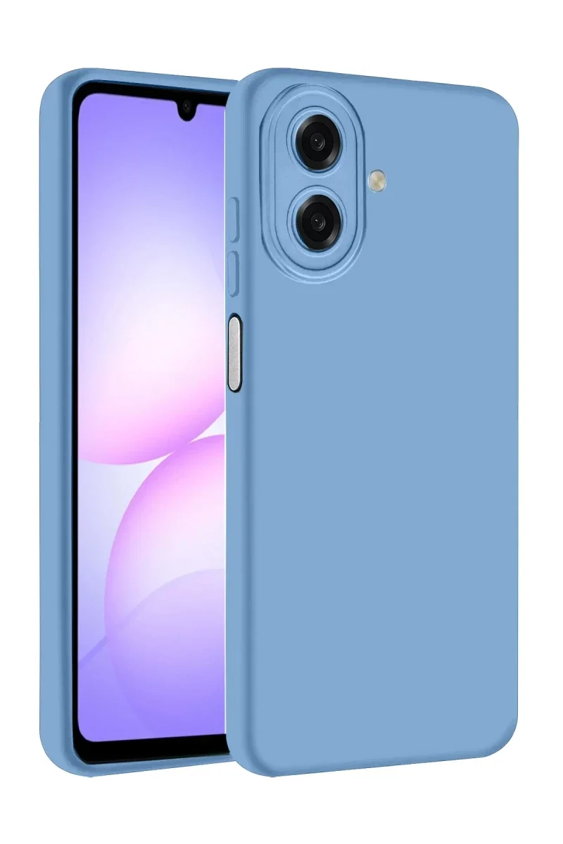 Samsung Galaxy A07 4G Nano içi Kadife Silikon - Mavi