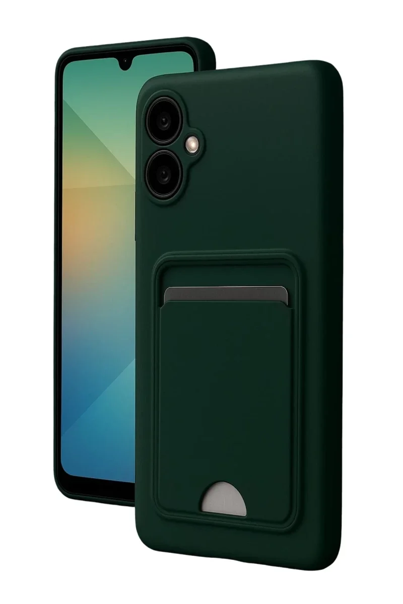 Samsung Galaxy A07 4G Kelvin Kartvizitli Silikon - Koyu Yeşil Fiyatı, Yorumları ve Özellikleri