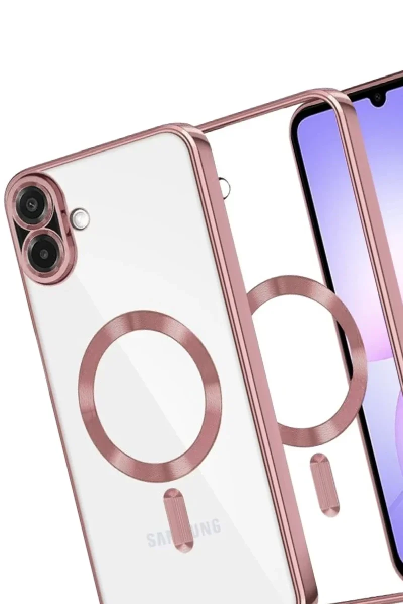 Samsung Galaxy A07 4G Kross Magneticsafe Kapak - Rose Samsung Galaxy A07 4G Kross Magneticsafe Kapak - Rose