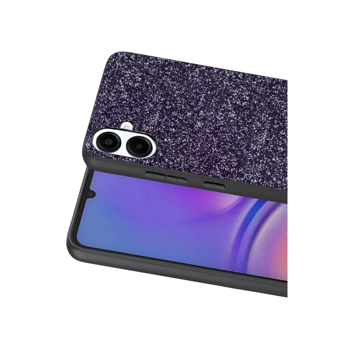 Samsung Galaxy A07 4g ile Uyumlu Bright Simli Kapak - Derin Mor Boncuk İşlemeli Telefon Kılıfı Fiyatı, Yorumları ve Özellikleri