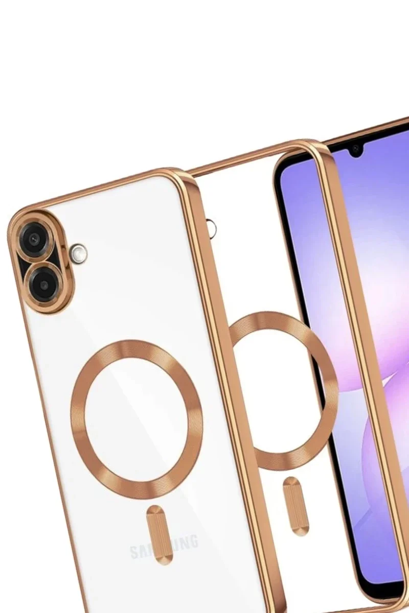 Samsung Galaxy A07 4G Kross Magneticsafe Kapak - Çöl Titanyum