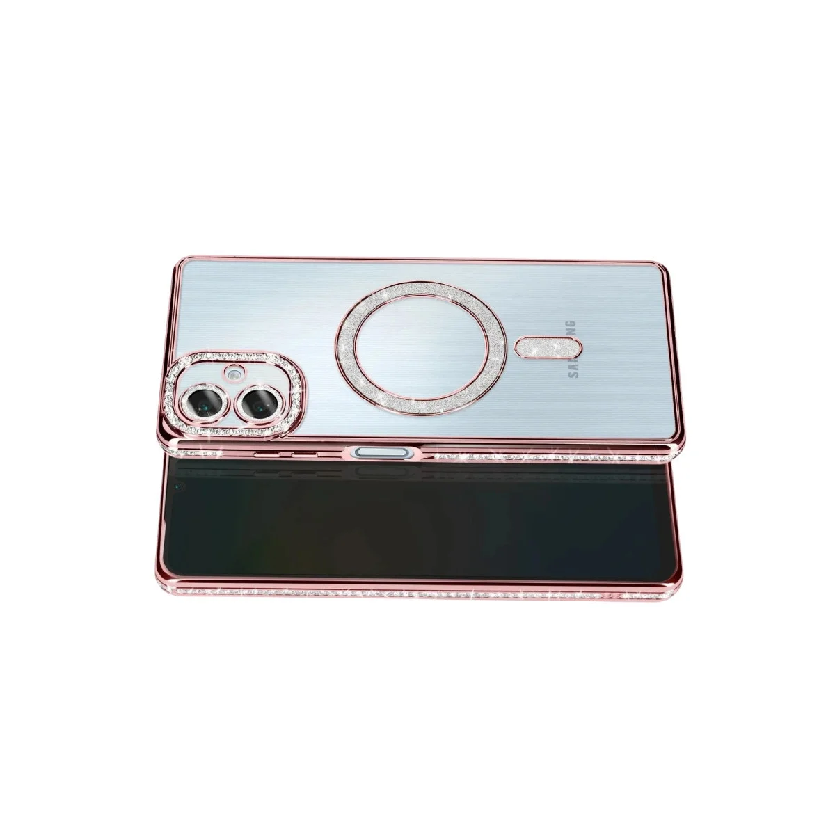 Samsung Galaxy A07 4g Joke Simli Magneticsafe Kılıf - Pembe Samsung Galaxy A07 4g Joke Simli Magneticsafe Kılıf - Pembe