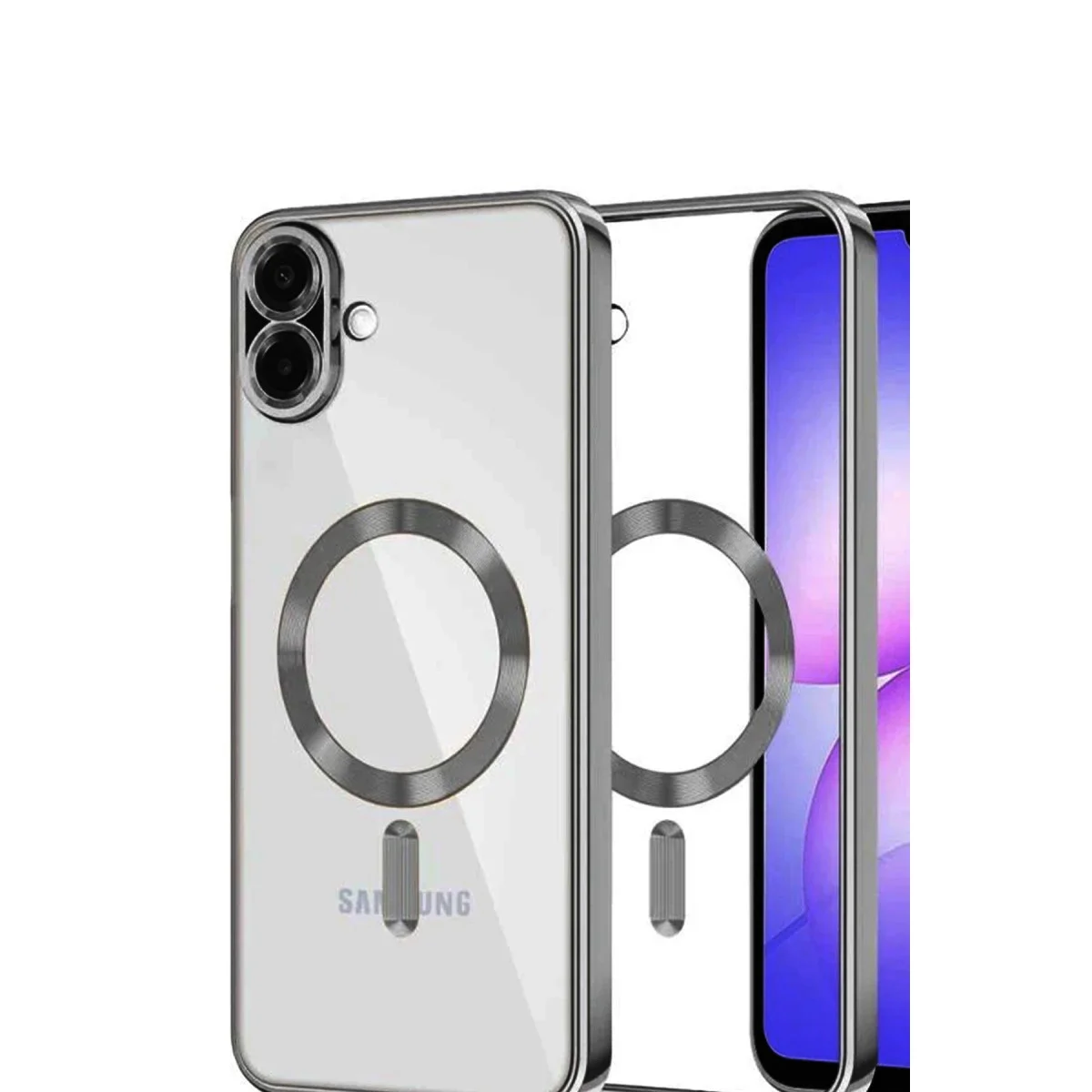Samsung Galaxy A07 4g Kross Magneticsafe Kapak - Titan Gri